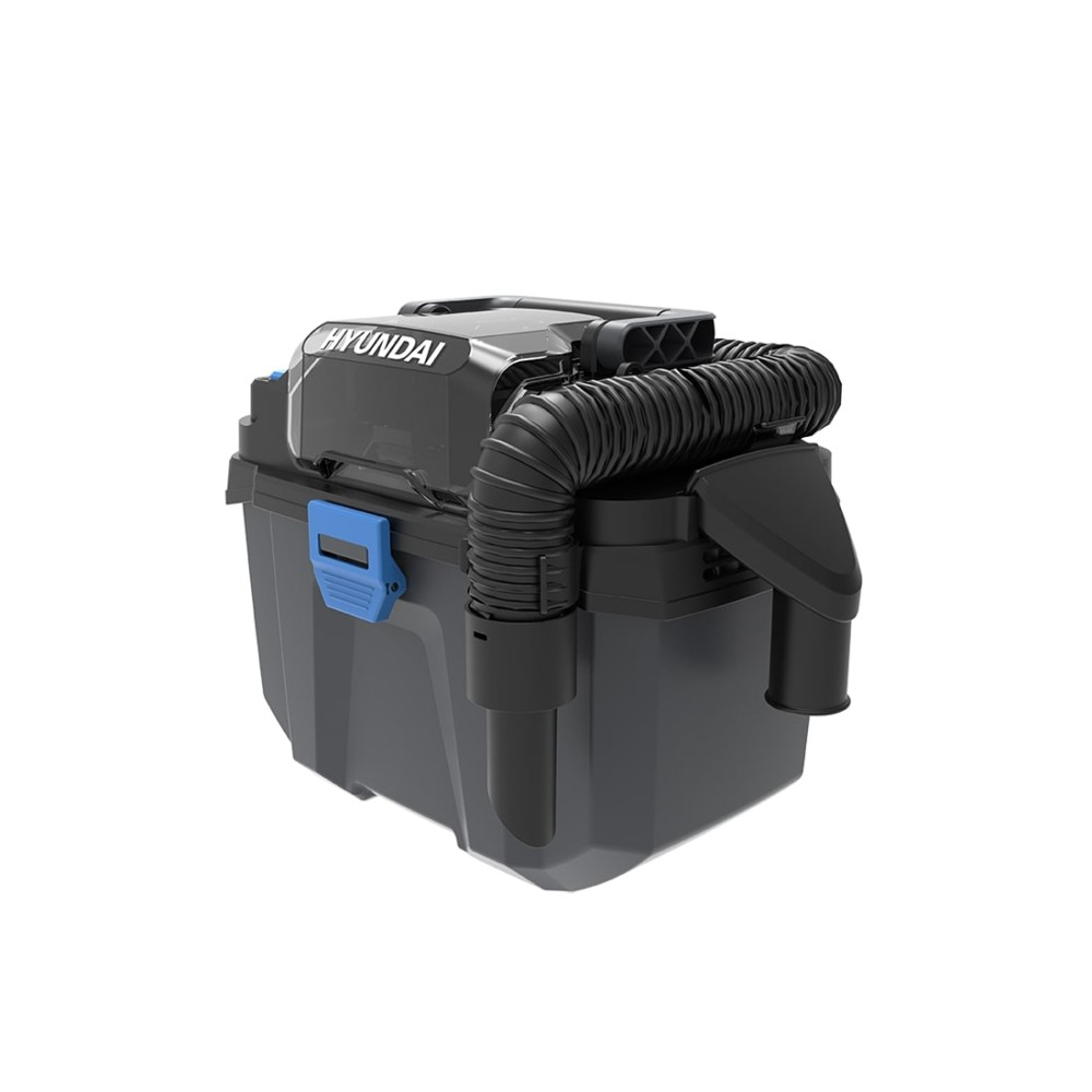 Aspirator umed uscat Hyundai DE20S, 20V, filtru HEPA, rezervor 10 litri, SOLO (fără acumulator) [2]