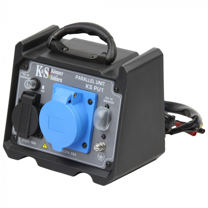 Unitate de conectare in paralel a generatoarelor Konner & Sohnen KS PU1, 230 V, putere 7kW, cablu AWG 2.08 mm2 [2]