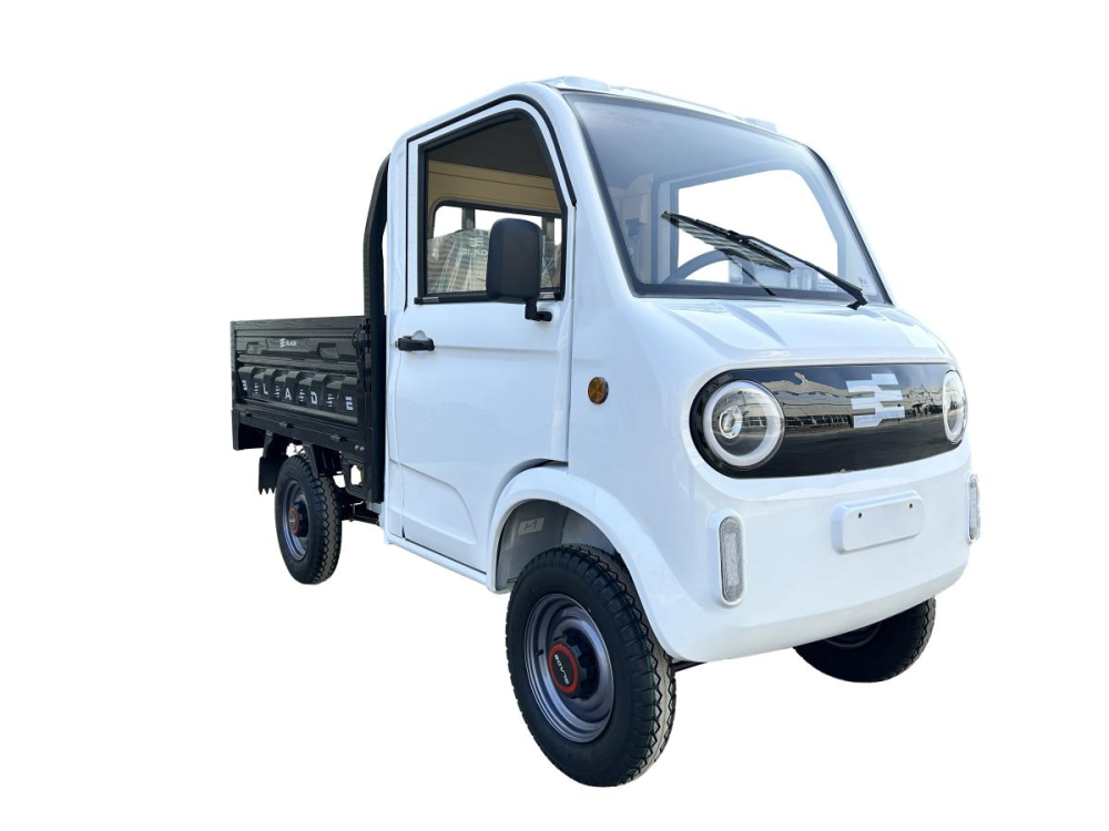 Camioneta electrica PICKUP BLADE CARGO PRO 12 fara permis, 3000W, viteza 25 km/h, autonomie 100 km, Alb + Negru [2]