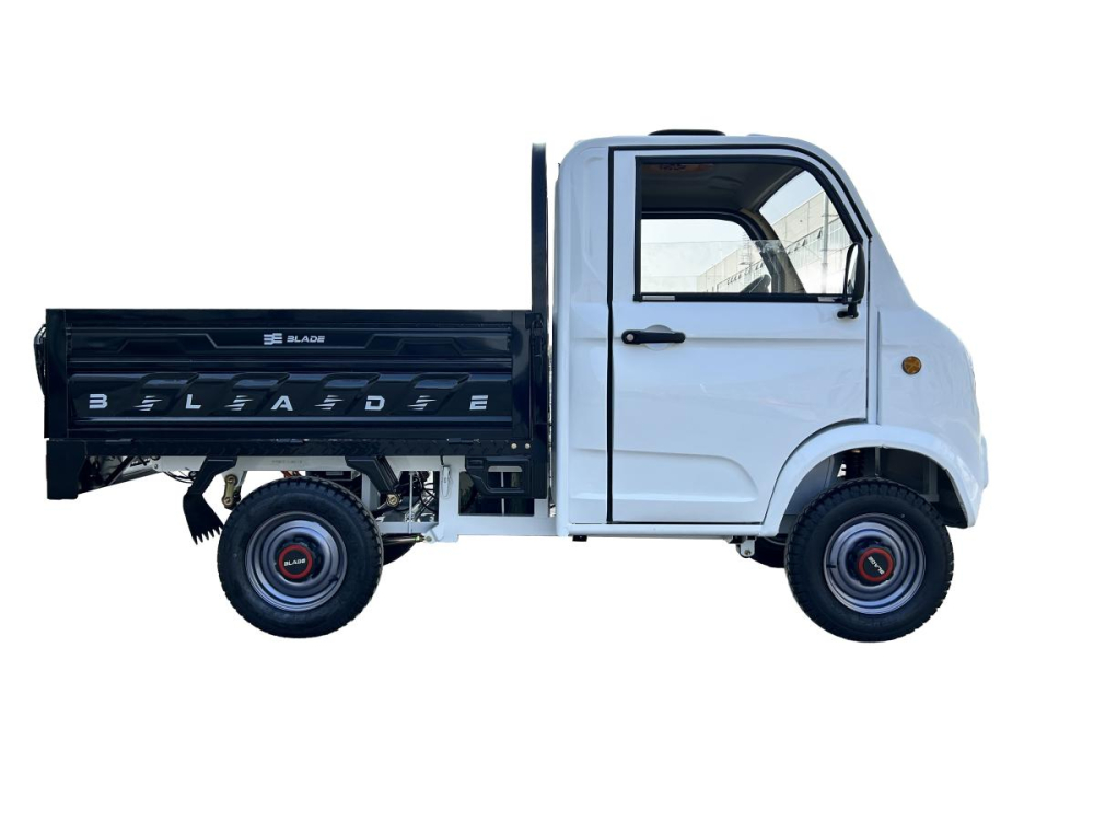 Camioneta electrica PICKUP BLADE CARGO PRO 12 fara permis, 3000W, viteza 25 km/h, autonomie 100 km, Alb + Negru [4]