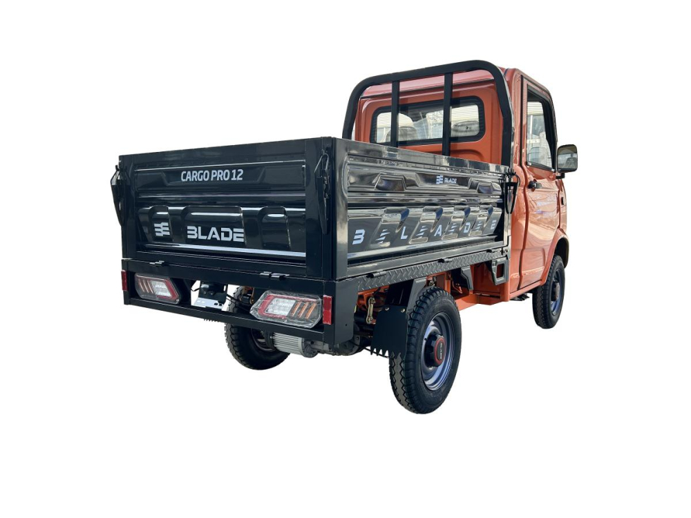 Camioneta electrica PICKUP BLADE CARGO PRO 12 fara permis, 3000W, viteza 25 km/h, autonomie 100 km, Portocaliu + Negru [5]