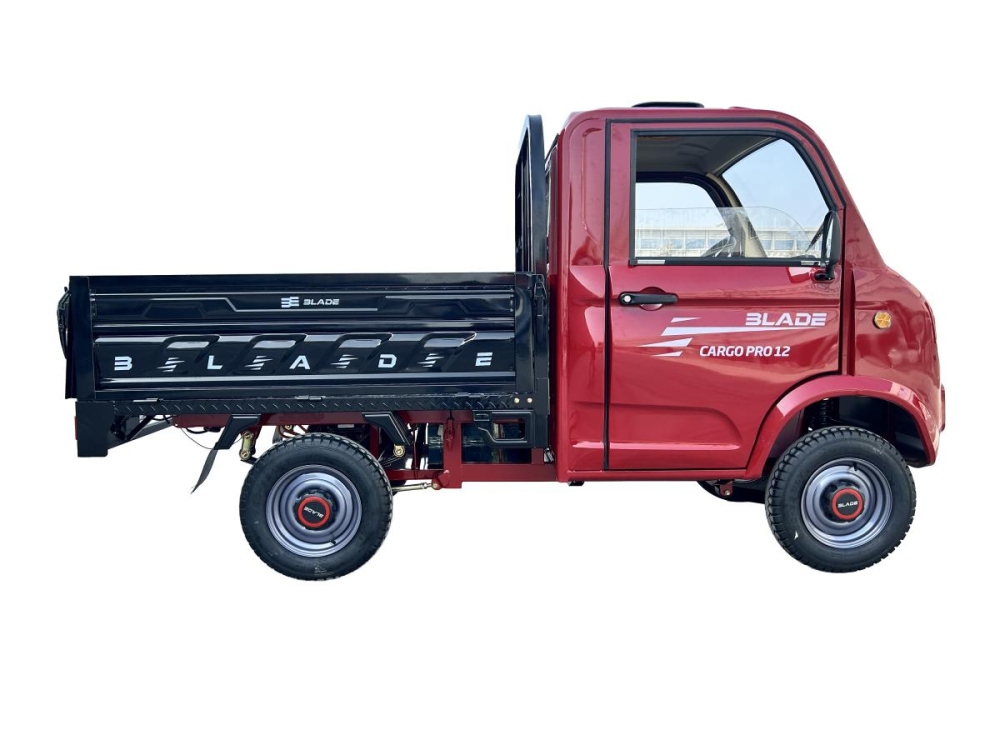 Camioneta electrica PICKUP BLADE CARGO PRO 12 fara permis, 3000W, viteza 25 km/h, autonomie 100 km, Rosu + Negru [6]