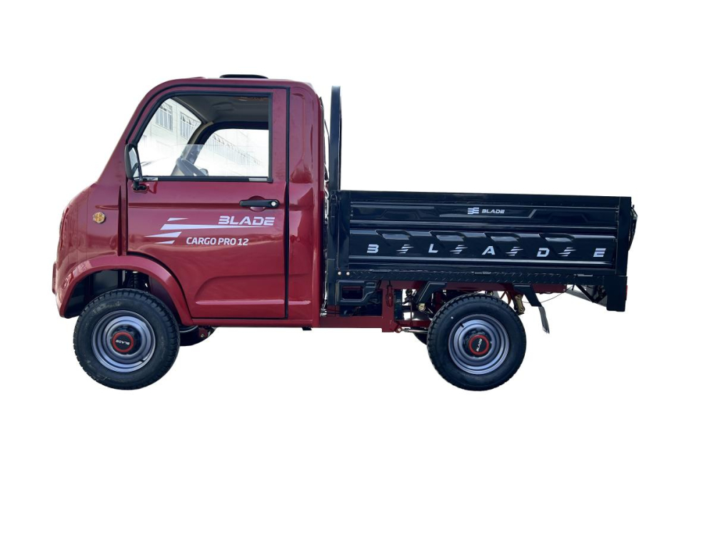 Camioneta electrica PICKUP BLADE CARGO PRO 12 fara permis, 3000W, viteza 25 km/h, autonomie 100 km, Rosu + Negru [4]