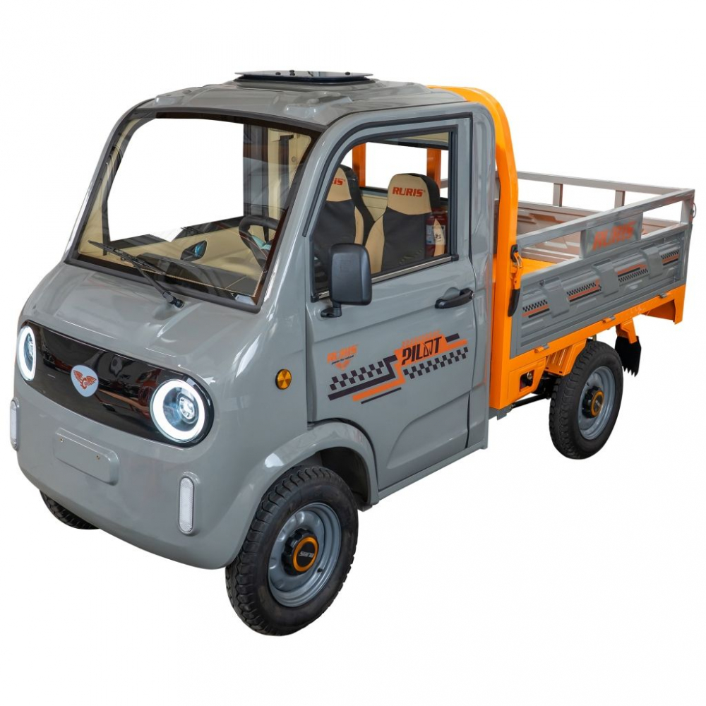 Camioneta electrica RURIS Pilot 5000G GRI fara permis, 4900W, viteza 25 km/h, autonomie 130 km [5]