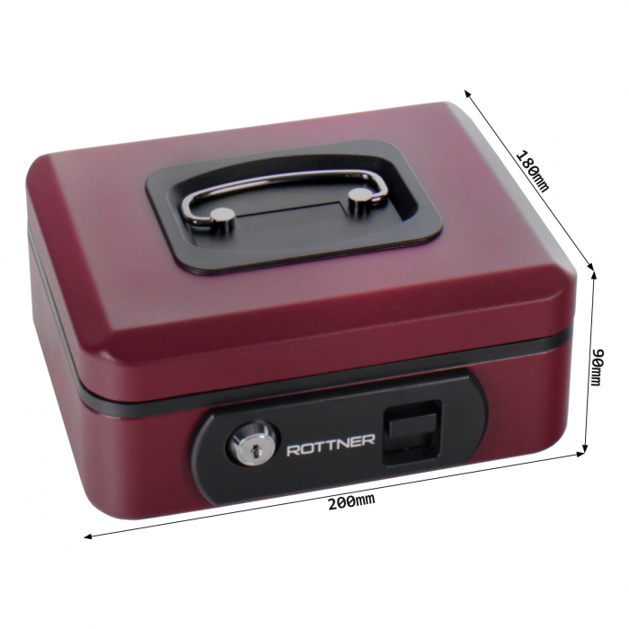 Casetă Bani Rottner Pro Box One Bordo [3]