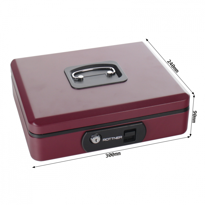 Casetă Bani Rottner Pro Box Two Bordo [3]