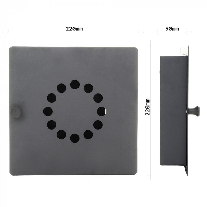 Casetă Chei Rottner Key Point 10 Închidere Magnetică Negru [4]