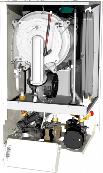 Centrala termica in condensare Motan MKDens35 C38GC35-CH2 35 kW numai incalzire, Fara vana cu 3 cai, kit evacuare inclus [2]