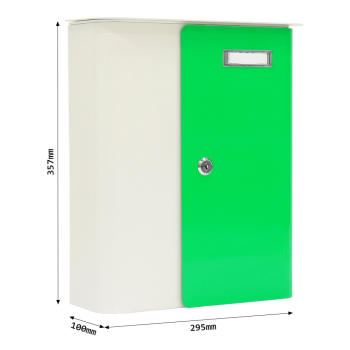 Cutie Poștală Rottner Splashy Alb Verde Neon [5]