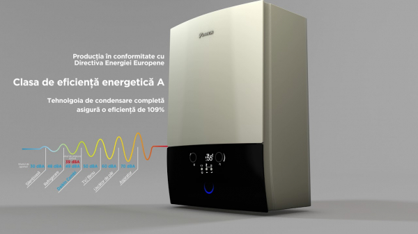 Centrala termica in condensare Daikin D2CND024A4A 24 kW, kit evacuare inclus, ACM instant (D2CND024A4A) [3]