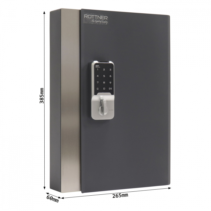 Depozitar Cheie Rottner Key Home 24 Antracit cu Încuietoare Electronică [4]