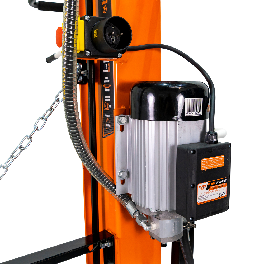 Despicător de lemne RURIS DLV1400, 14 tone, motor electric monofazat 3700 W, Dmax 400 mm [8]