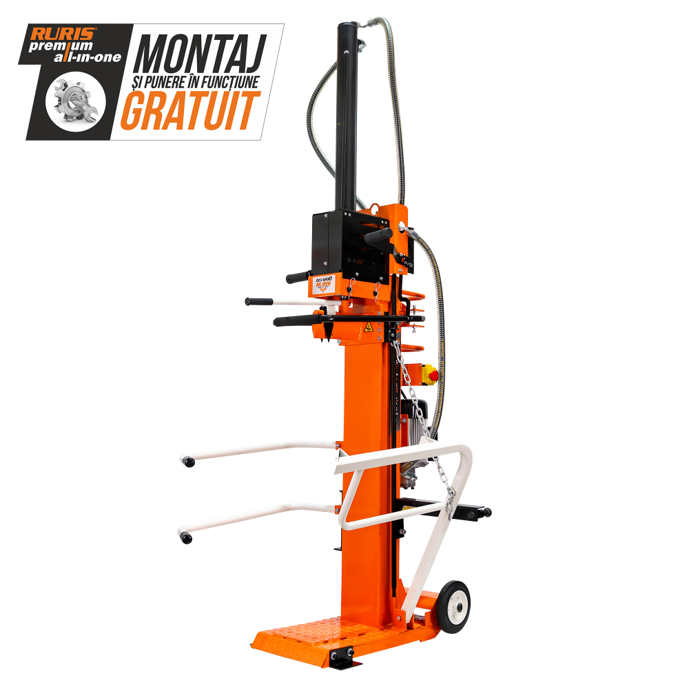 Despicător de lemne RURIS DLV1200, 12 tone, motor electric monofazat 3000 W, Dmax 400 mm [2]