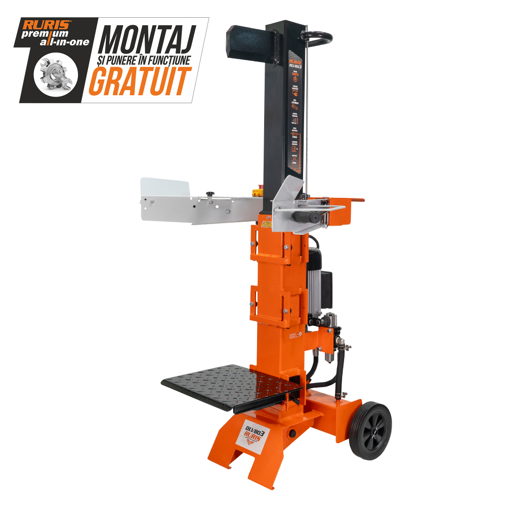 Despicător de lemne RURIS DLV803, 8 tone, motor electric monofazat 3000 W, Dmax 450 mm [2]