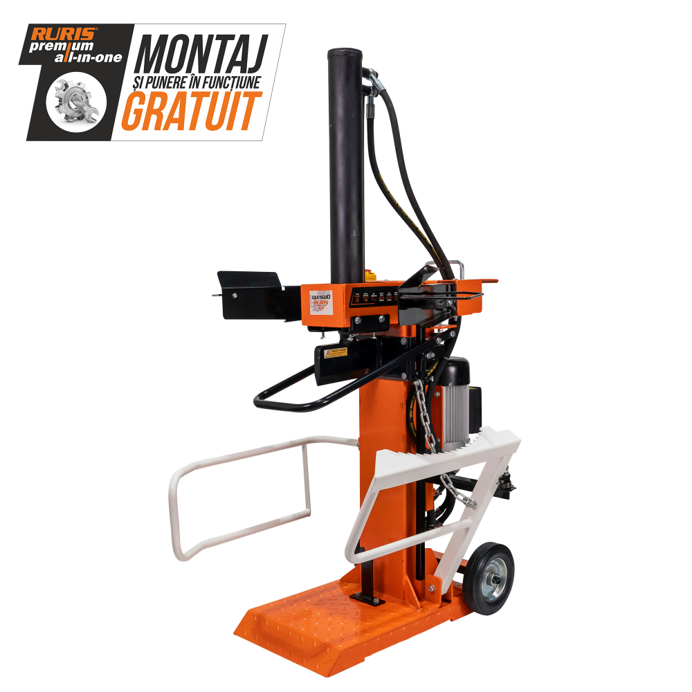 Despicător de lemne RURIS DLV1600, 16 tone, motor electric trifazat 4300 W, Dmax 400 mm [2]