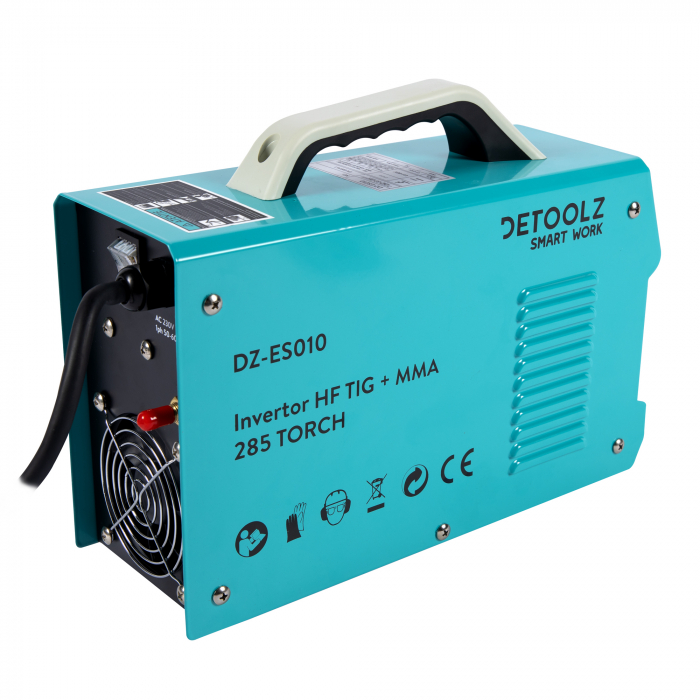 Invertor sudura TIG Detoolz DZ-SE010 HF TIG + MMA 285 TORCH [2]