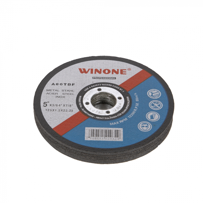 Disc abraziv pentru metal 125 mm 10buc/set [2]