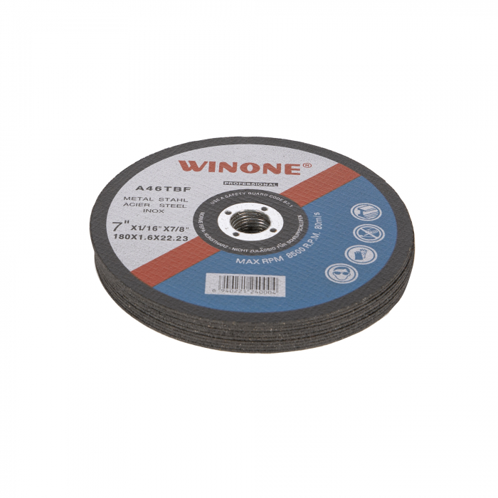 Disc abraziv pentru metal 180 mm 10buc/set [2]
