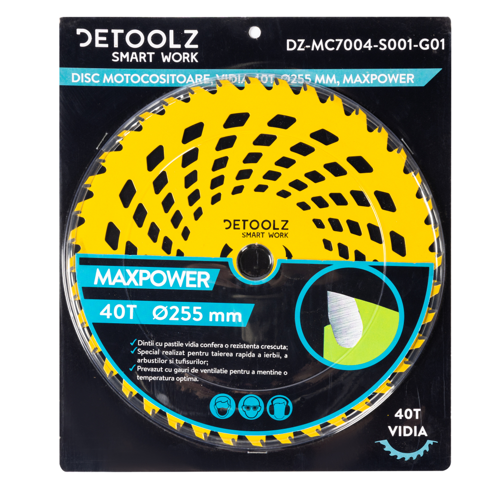 Disc motocositoare 40T Vidia, 255 x 25.4 x 2 mm, MaxPower [2]