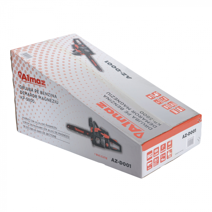 Drujba pe benzina cu demaror magneziu Almaz KP-5800 AZ-D001 [4]