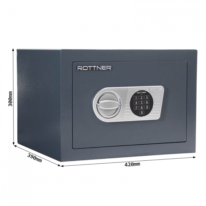 Dulap de Arme Certificat Antiefracţie Rottner KWT-40 EN-0 Închidere Electronică Antracit [4]