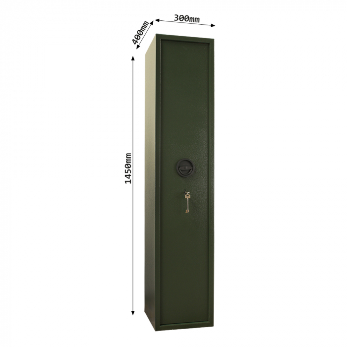 Dulap de Arme și Muniție Rottner Montana 5 Închidere Cheie Verde [3]