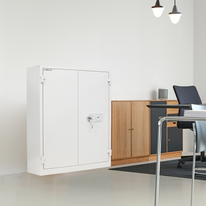 Dulap pentru Birou Antiefracţie Rottner Office 2 Premium Închidere Cheie Gri Deschis [5]