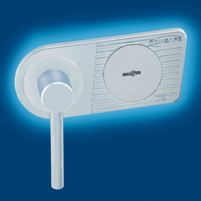 Dulap pentru Birou Rottner Kanzlei Premium SB 195 Închidere Cheie Alb Aluminiu [2]