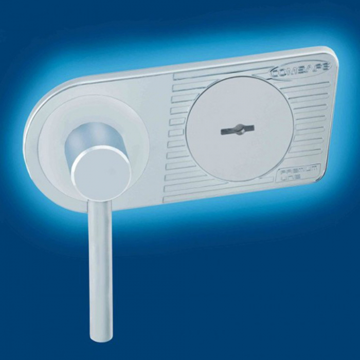 Dulap pentru Birou Rottner Kanzlei Premium SB 195L Închidere Cheie Alb Aluminiu [2]