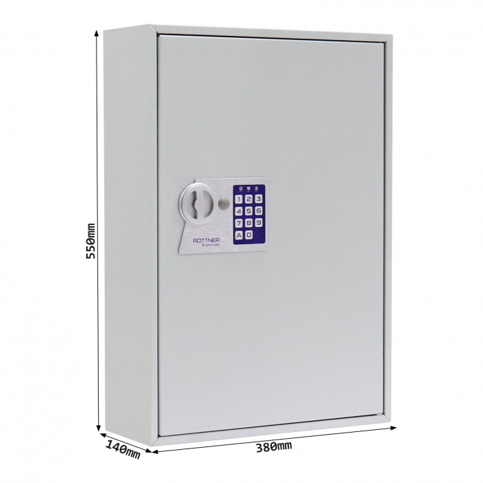 Dulap pentru Chei Rottner S 150 Închidere Electronică Gri Deschis [4]
