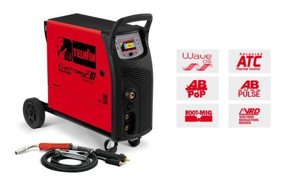 ELECTROMIG 230 WAVE - APARAT DE SUDURA TELWIN tip MIG-MAG/TIG/MMA [2]