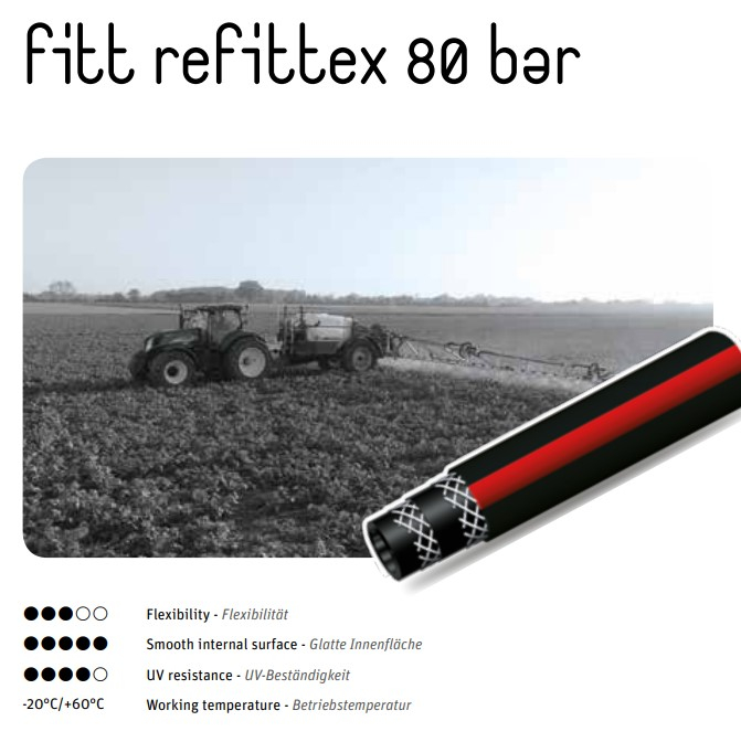 Furtun de presiune fitt refittex 80 bar 9 mm [2]