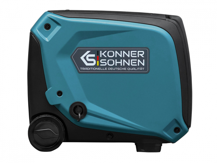 Generator benzina/GPL inverter Konner&Sohnen KS 4000iEG S, monofazat, portabil, 4.0 kW, 7.5 cp, pornire manuala/electrica, 230 V, motor Euro V, bobinaj cupru, mod ECO [8]