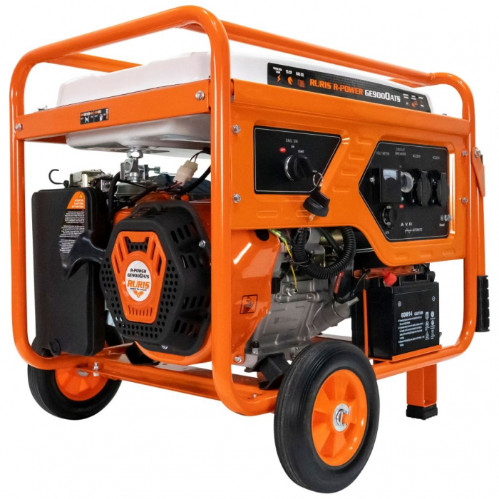 Generator curent RURIS R-Power GE9000 ATS monofazat 7,5 kw, benzina, pornire electrica, cu automatizare [2]