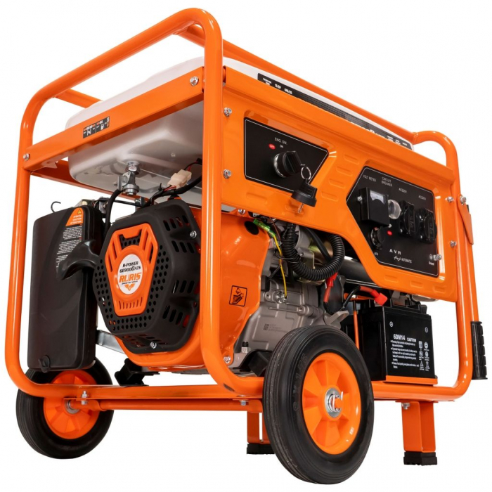 Generator curent RURIS R-Power GE9000 ATS monofazat 7,5 kw, benzina, pornire electrica, cu automatizare [3]