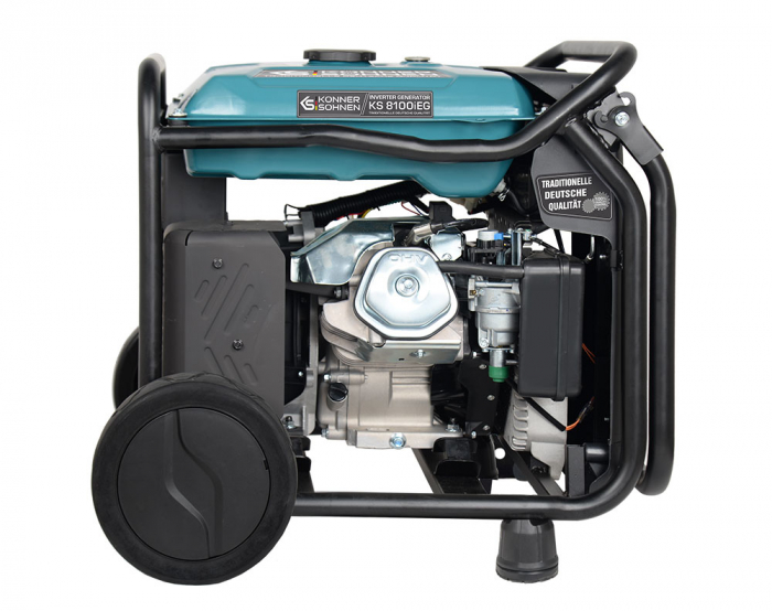 Generator curent tip inverter hibrid benzina/GPL Konner & Sohnen KS 8100iEG, 8.0 kW, digital, 16 hp, 1х16А, 1x32A, pornire electrica, consum redus, LED display, protectii automate, bobinaj cupru [7]