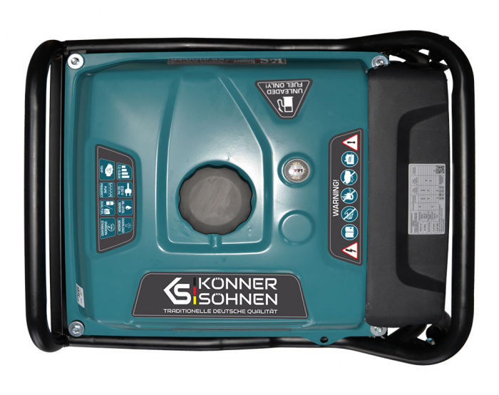 Generator curent tip inverter hibrid benzina/GPL Konner & Sohnen KS 8100iEG, 8.0 kW, digital, 16 hp, 1х16А, 1x32A, pornire electrica, consum redus, LED display, protectii automate, bobinaj cupru [6]