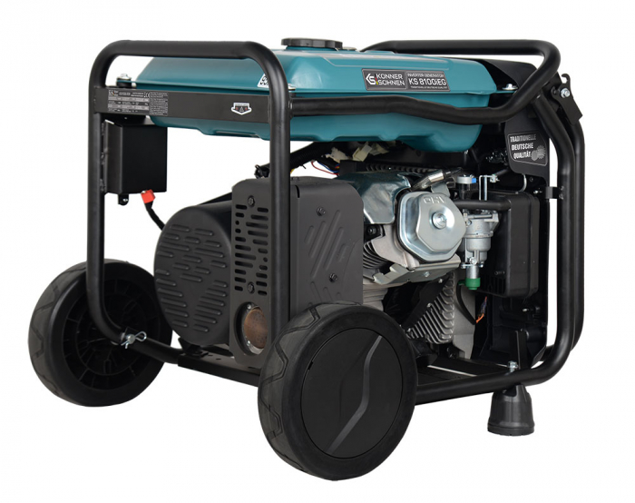 Generator curent tip inverter hibrid benzina/GPL Konner & Sohnen KS 8100iEG, 8.0 kW, digital, 16 hp, 1х16А, 1x32A, pornire electrica, consum redus, LED display, protectii automate, bobinaj cupru [8]