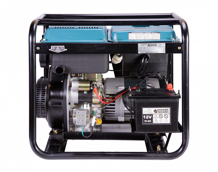 Generator de curent diesel Konner & Sohnen  KS 6102HDE, 5.5kW, Euro 2, monofazat, AVR, 12CP [4]