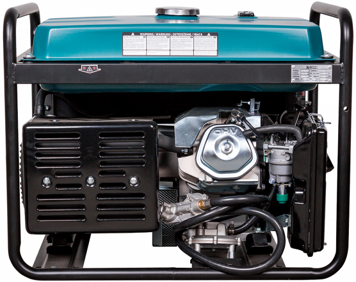 Generator de curent pe gaz / benzina Konner & Sohnen KS 3000G, 3.0 kW, benzina, 7.0 CP, monofazat, AVR, bobinaj cupru [4]