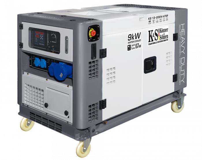 Generator de curent diesel Konner & Sohnen KS 13-2DEW ATSR, 9kW, Diesel, monofazat, insonorizat, 18CP [3]