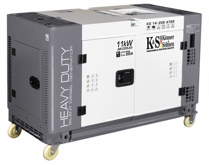 Generator de curent diesel Konner & Sohnen KS 14-2DE ATSR, 11kW, Diesel, monofazat, 21CP, insonorizat [2]