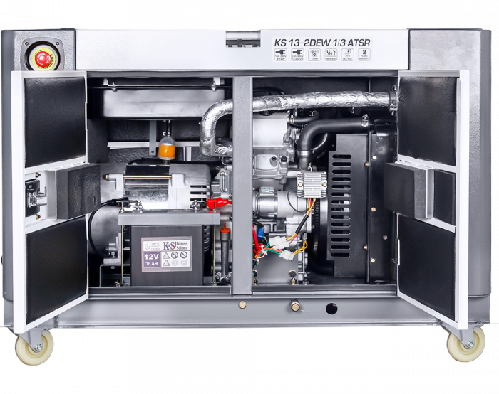 Generator de curent diesel Konner & Sohnen KS 13-2DEW 1/3 ATSR, 11.25kWA, monofazat/trifazat, Diesel, 18CP, insonorizat [4]
