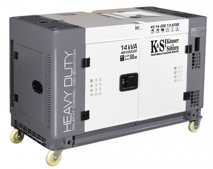 Generator de curent diesel Konner & Sohnen KS 14-2DE 1/3 ATSR, 14kW, Diesel, monofazat/trifazat, 21CP, insonorizat [2]