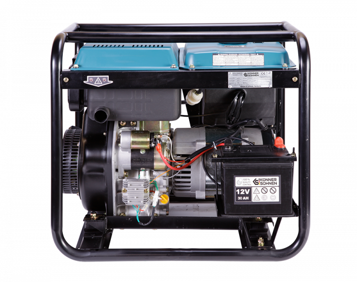Generator de curent diesel Konner & Sohnen  KS 8100HDE, 6.5kW, Euro 5, monofazat, AVR, 14CP [2]