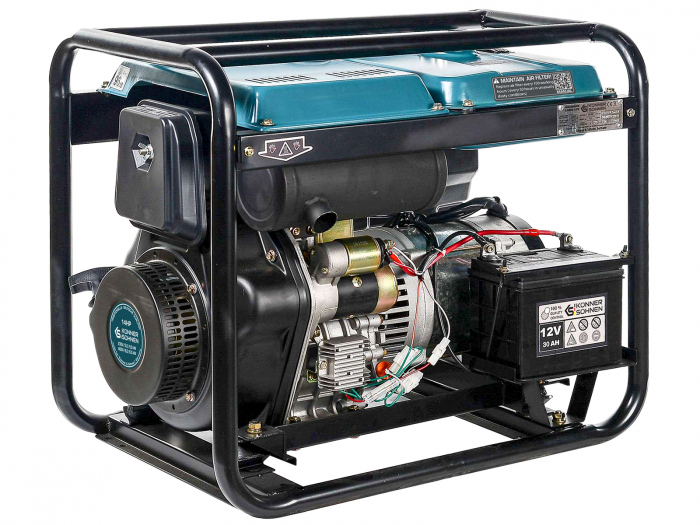 Generator de curent diesel Konner & Sohnen KS 8100HDE-1/3 ATSR, 6.5kW, Diesel Euro 5, monofazat/trifazat, VTS, AVR, 14CP [5]