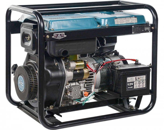 Generator de curent diesel Konner & Sohnen KS 8102HDE-1/3 ATSR, 6.5kW, Diesel Euro 2, monofazat/trifazat, VTS, AVR, 14CP [3]