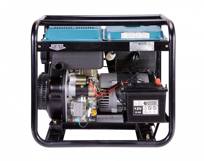 Generator de curent diesel Konner & Sohnen KS 8102HDE, 6.5kW, Diesel Euro 2, monofazat, AVR, 14CP [2]