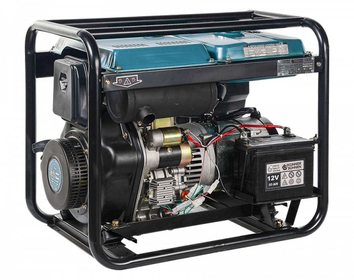 Generator de curent diesel Konner & Sohnen KS 9100HDE-1/3 ATSR, 7.5kW, Diesel Euro 5, monofazat/trifazat, 18CP [4]