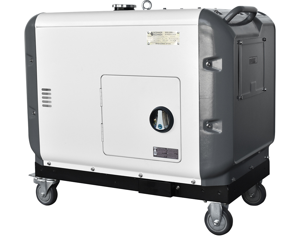 Generator de curent diesel Konner & Sohnen KS 9300DE-1/3 ATSR SUPER SILENT, 230/400V, max. 7.5kW, motor Diesel 18CP, insonorizat, EURO 5 [6]